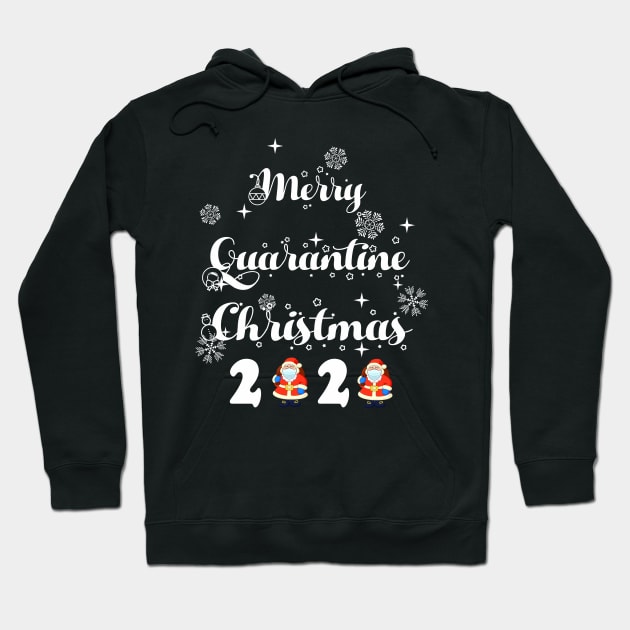 merry quarantine christmas Hoodie by Ghani Store